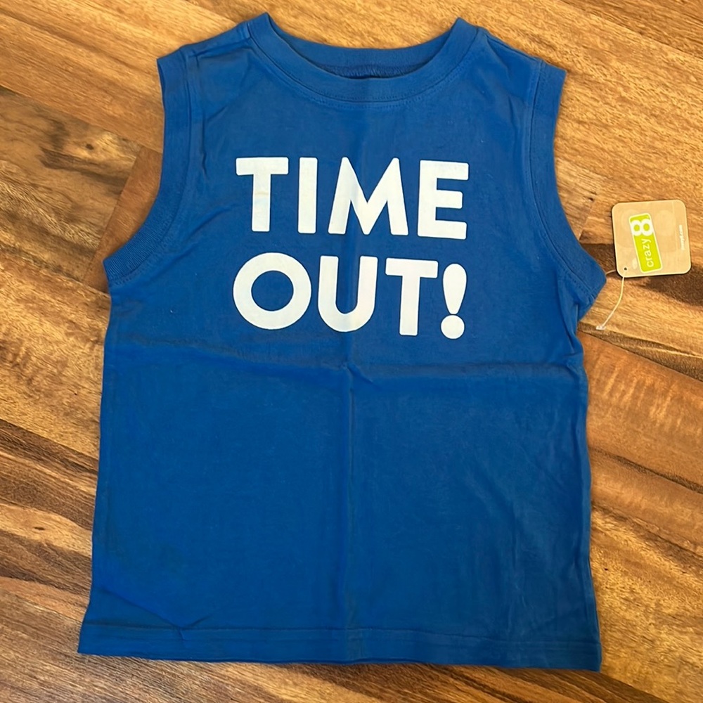 Boys crazy 8 tank top size 4T NWT